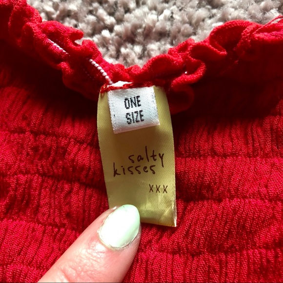 Red Tube Top - Picture 3 of 3